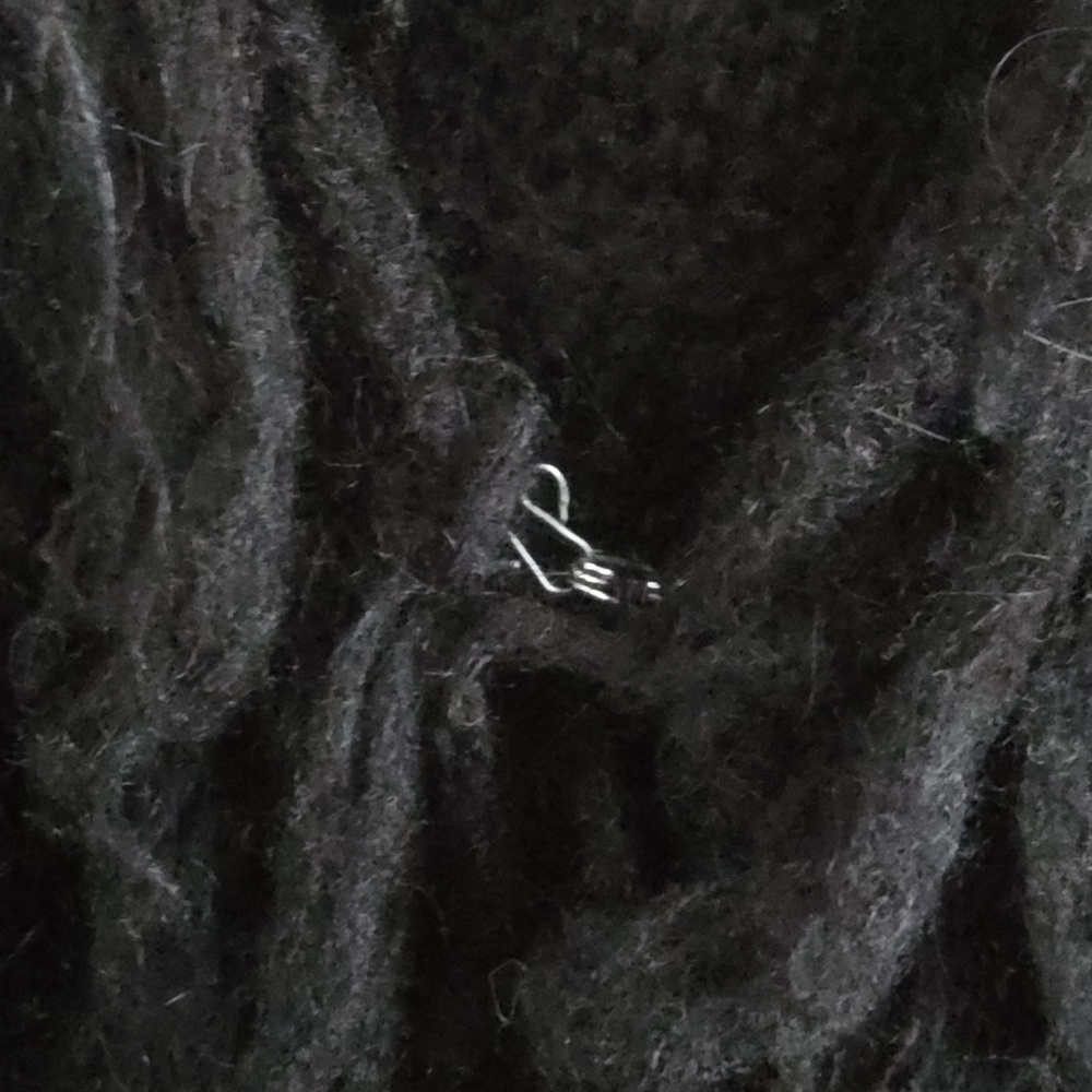 ASTR THE LABEL | Shaggy Cardigan Jacket Black Sz M - Picture 5 of 5